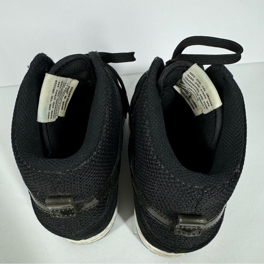 Nike Dunk Sky Hi Black Mesh Suede Hidden Wedge Sneakers Shoes 644877-001 Women 9 - Picture 6 of 10